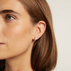 Aurate x Molly Dickson: Classic Black Rhodium Huggie Earrings
