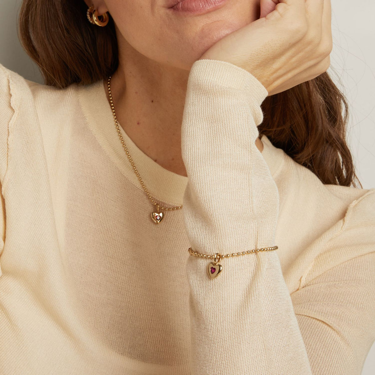 Gold Ball Chain Bracelet