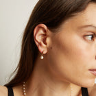 Unbreakable Pearl Huggie Earrings
