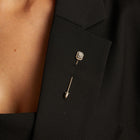 Antique Art Deco Onyx Pin