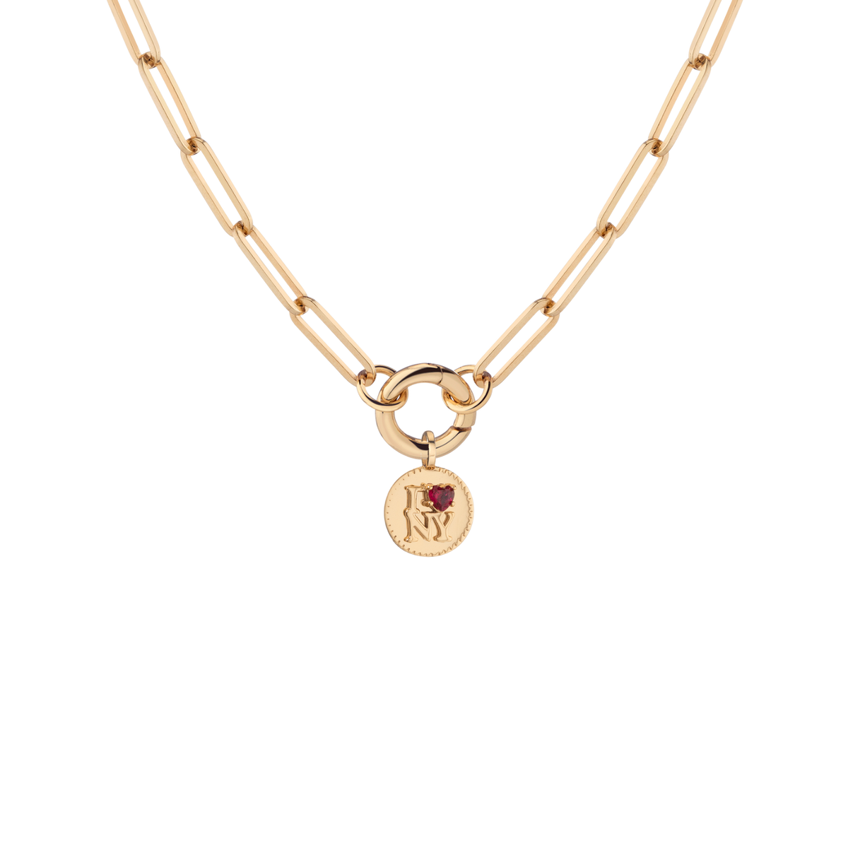 Paperclip - 16in Paperclip - 18in Small I Love NY Charm