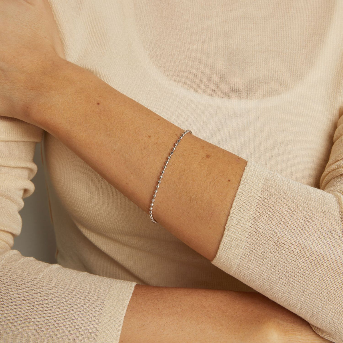 Gold Ball Chain Bracelet