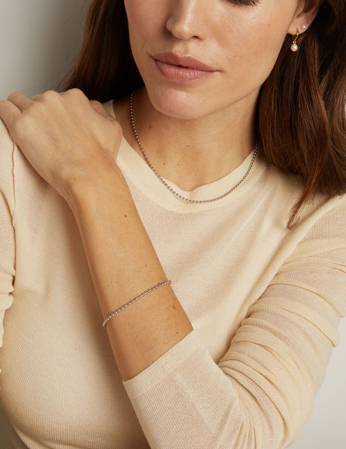 Gold Ball Chain Necklace