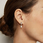 Georgian Toi et Moi Drop Earrings