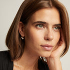 Aurate x Molly Dickson: Oval Lab Grown Diamond Huggie Earrings