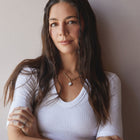 Aurate x Molly Dickson: Pear Georgian Pendant