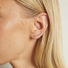 Archival Path Earring