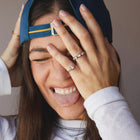 Aurate x Molly Dickson: Georgian Half Eternity Ring