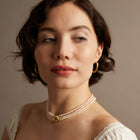 Aurate x Marilyn Monroe: Twisted Rope Hoop Earrings