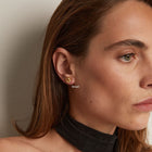 Gold Knot Stud Earrings