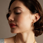 Aurate x Marilyn Monroe: Twisted Rope Hoop Earrings