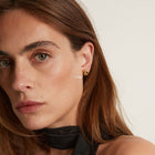 Gold Knot Stud Earrings