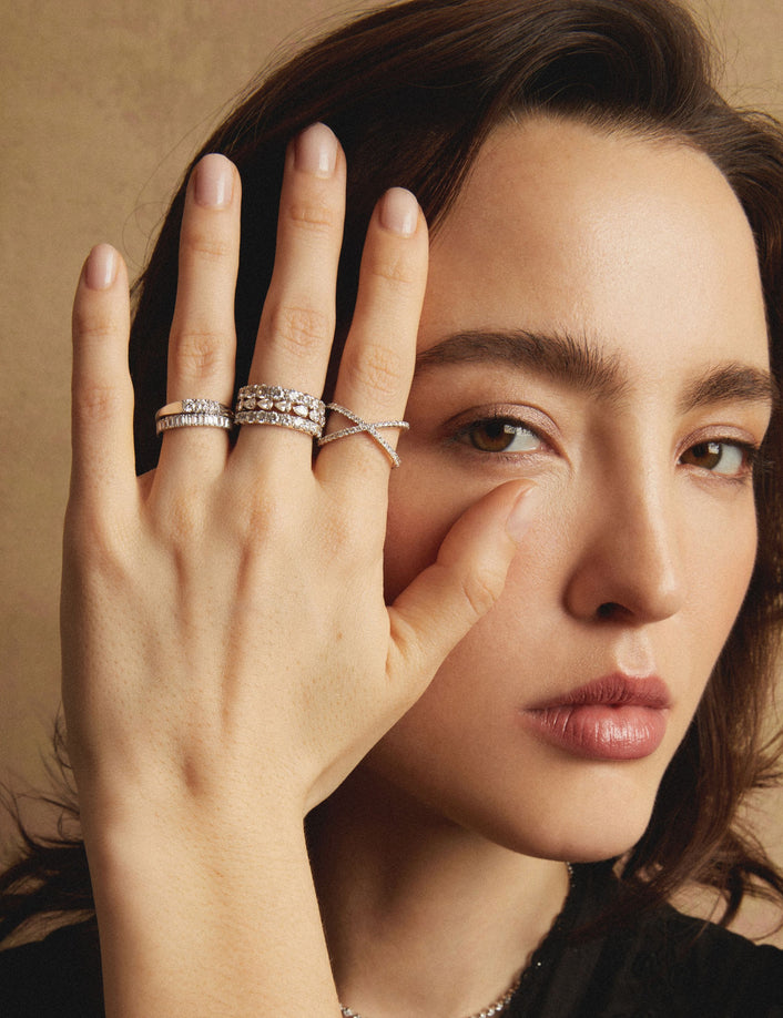 Diamond X Ring