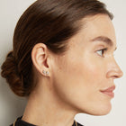 Georgian Toi et Moi Stud Earrings