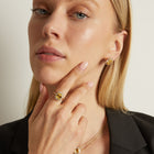 Lab Grown Yellow Canary Alexandra Ring