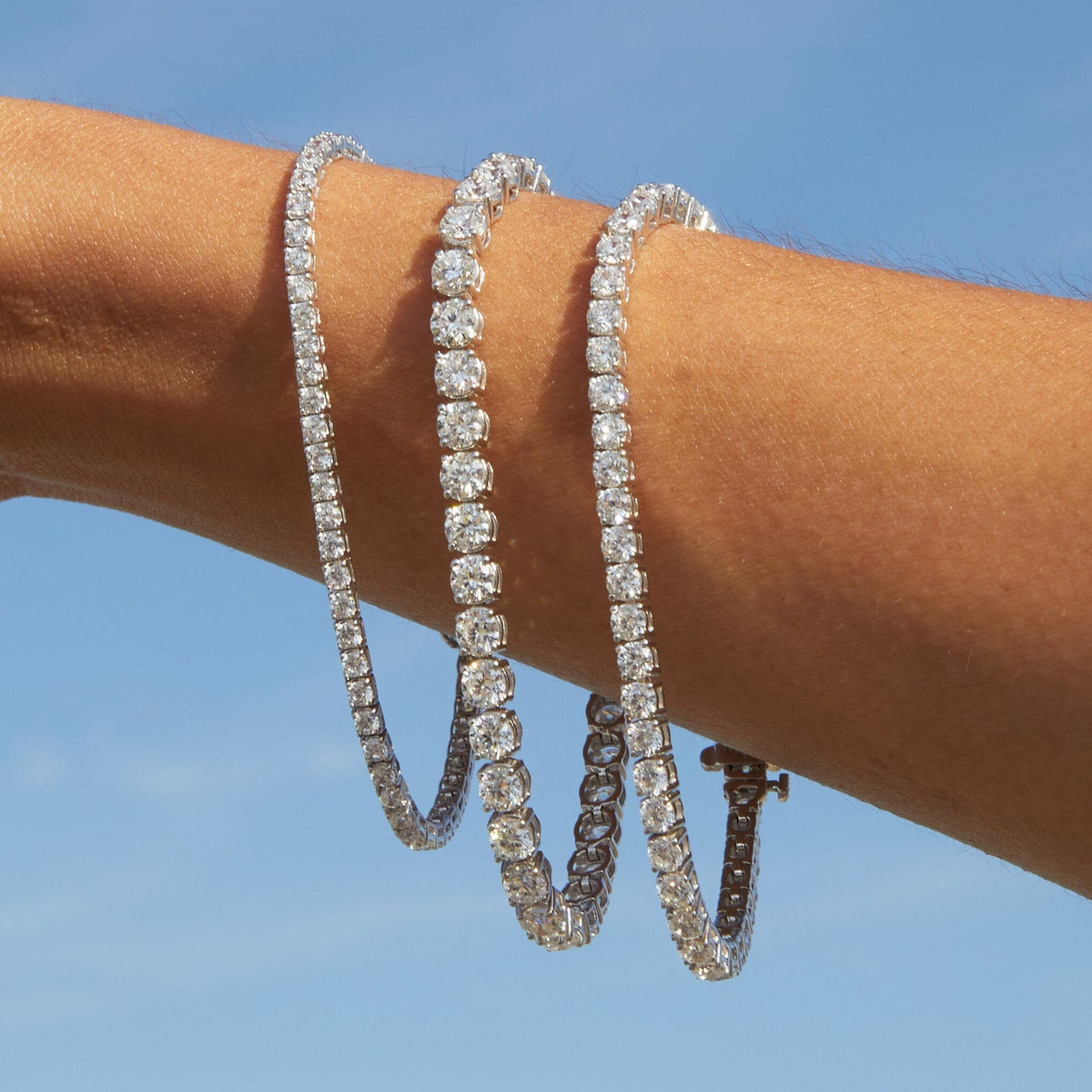 Tenis Raclet 10ct Luxury Lab Grown Diamond Tennis Bracelet