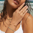 Mini Threaded Pearl Necklace