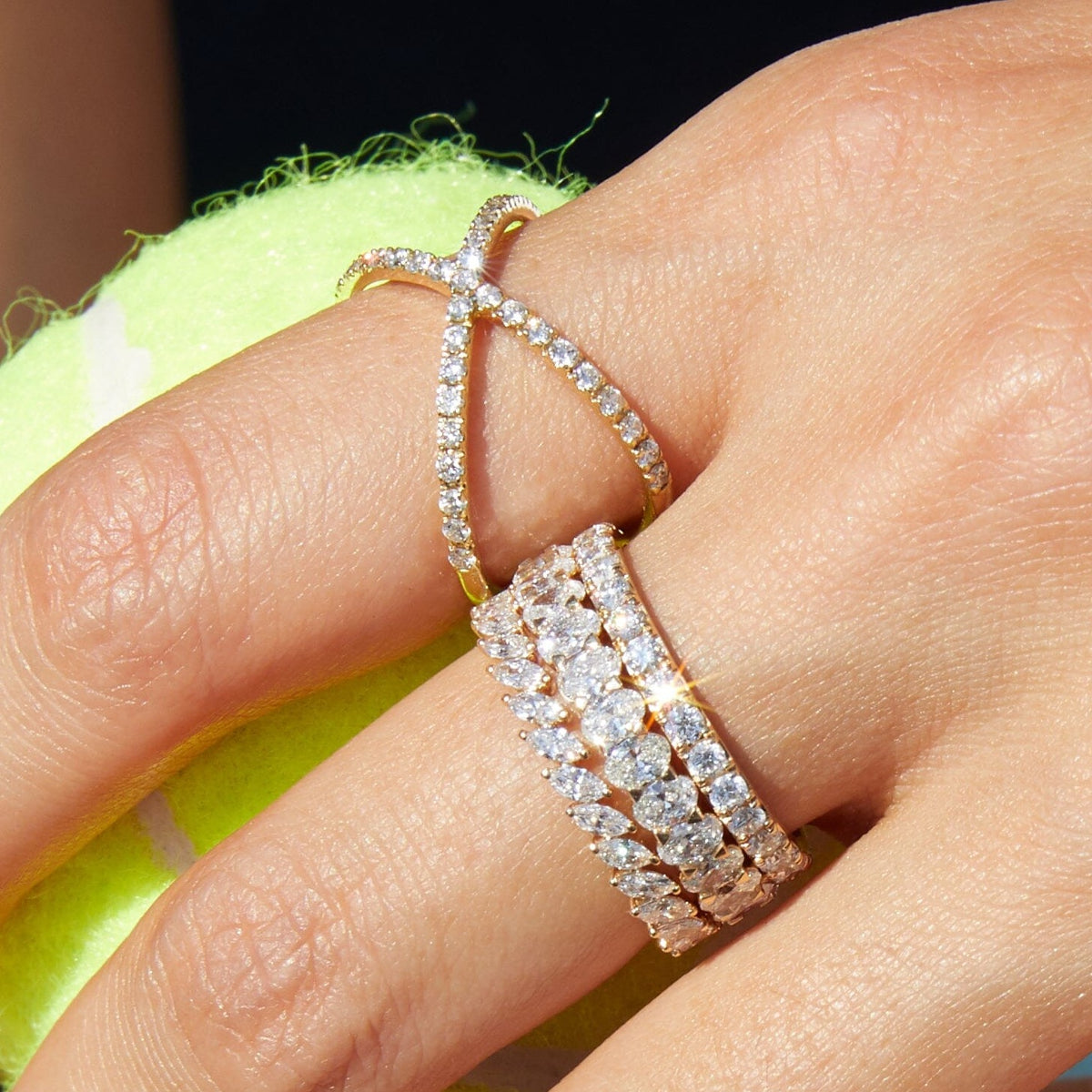 Oval Lab Grown Diamond Eternity Ring