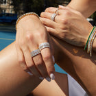 Princess Cut Lab Grown Diamond Eternity Ring