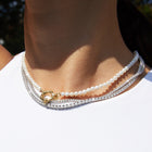 Classic Lab Grown Diamond Tennis Necklace