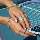 Horizontal Baguette Lab Grown Diamond Eternity Ring