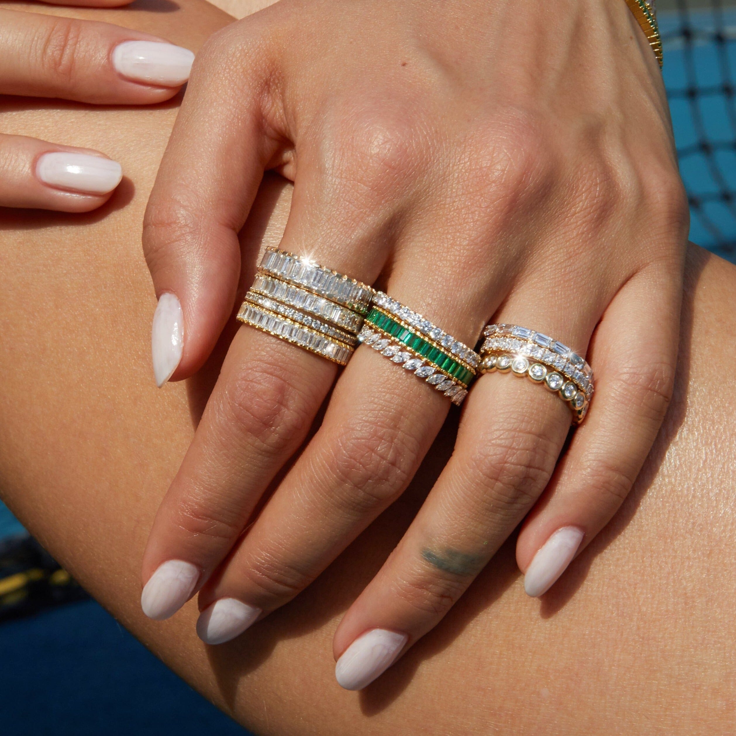 Round Lab Grown Diamond Eternity Ring