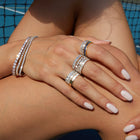 Pear Lab Grown Diamond Eternity Ring