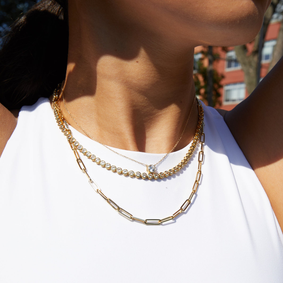 Necklace Plain Chain | Dainty Thin Chain Choker Necklace | Layering  Necklace | Delicate Chain Necklace | Simple Chain Necklace | Basic Chain