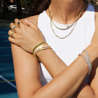 Baguette Lab Grown Diamond Tennis Bracelet