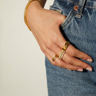 Lab Grown White Sapphire Eternity Ring