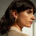 Pear Gemstone Solitaire Stud Earrings