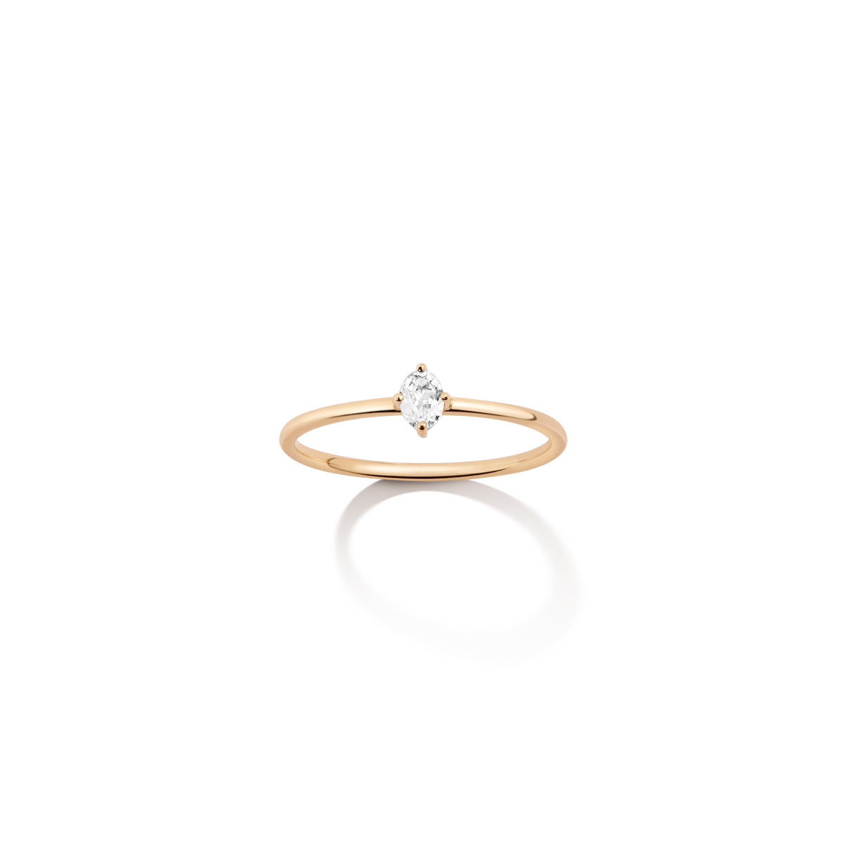 Birthstone Ring Vermeil Yellow Gold First