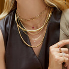 Birthstone Baguette Necklace