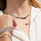 Toi et Moi Gemstone Heirloom Necklace