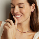 Pink Ombré Baguette Eternity Ring