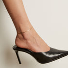 Wave Chain Anklet