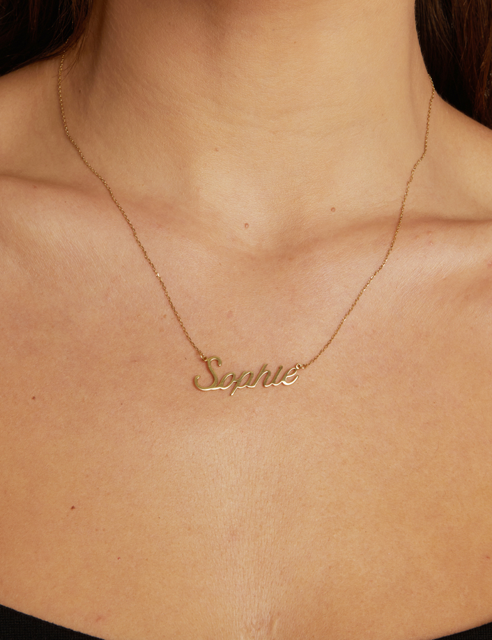 Custom Script Name Necklace