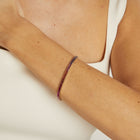 Pink Ombré Baguette Tennis Bracelet