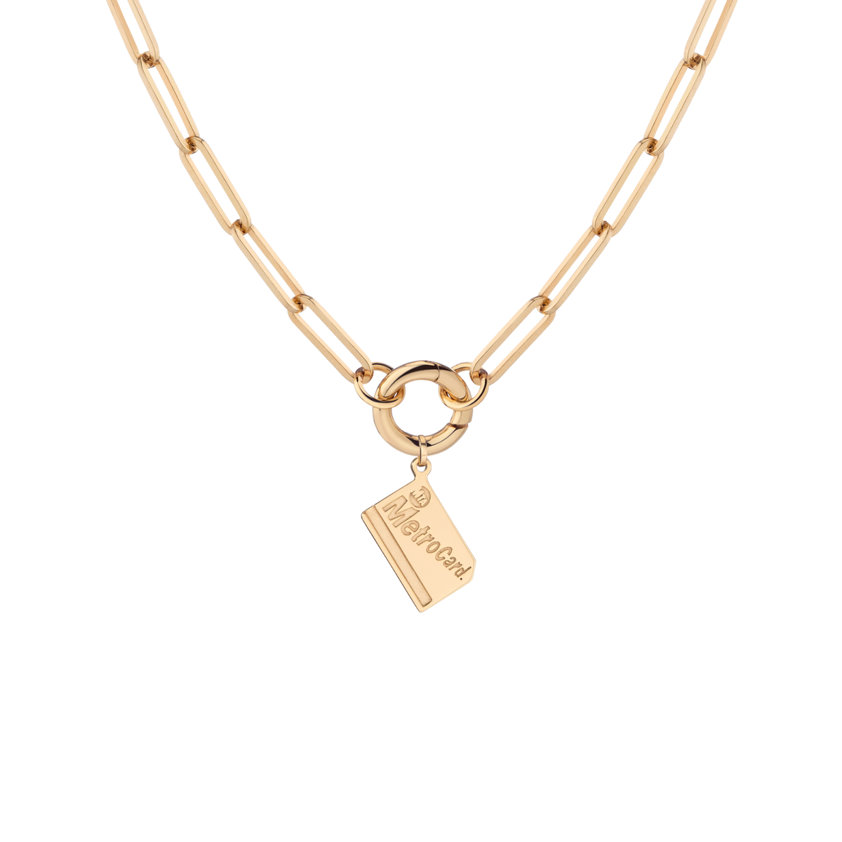 Paperclip - 16in Paperclip - 18in Small Metro Card Charm 