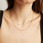 Unbreakable Mini Paperclip Chain Necklace