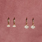 Aurate x Molly Dickson: Oval Lab Grown Diamond Huggie Earrings