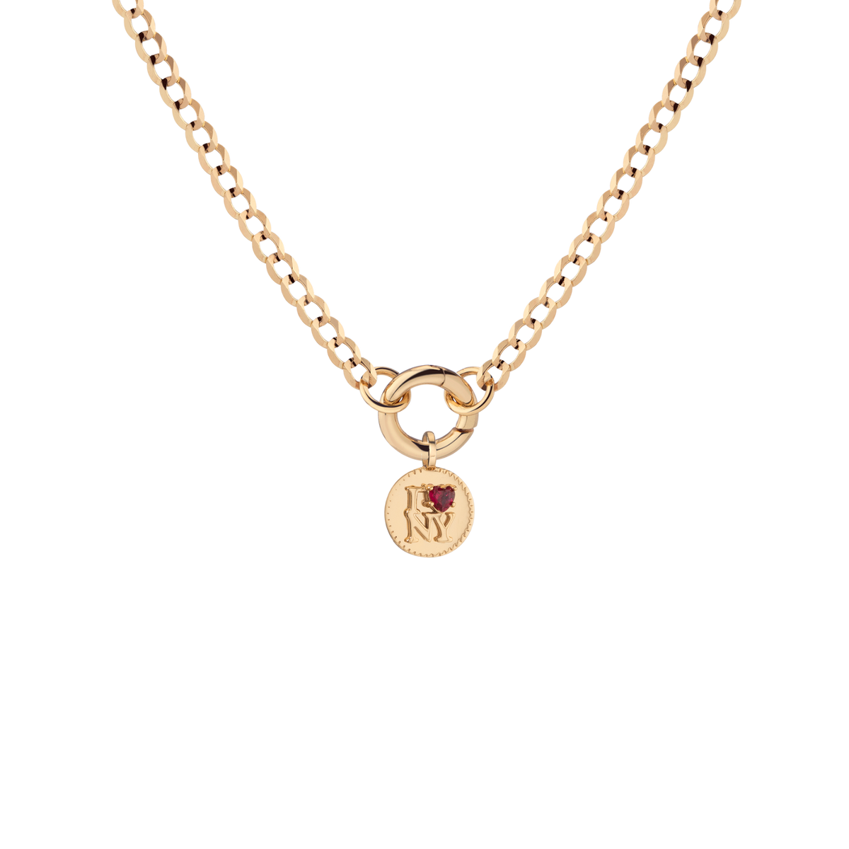 Curb - 16in Curb - 18in Small I Love NY Charm