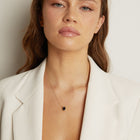 Lab Grown Blue Sapphire Heirloom Necklace