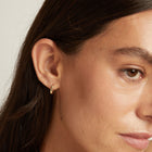 Tapered Huggie Earrings