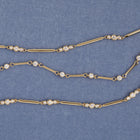 1ct Lab Grown Diamond Bezel Bar Chain Necklace