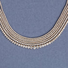 7ct Three-Prong Lab Grown Diamond Tennis Necklace
