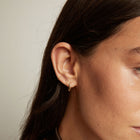 Tapered Huggie Earrings