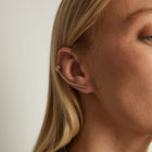 Archival Path Ear Climber Cuff