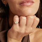 1ct Oval Lab Grown Diamond Georgian Ring