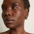 Small Chunky Hinged Hoop Earrings